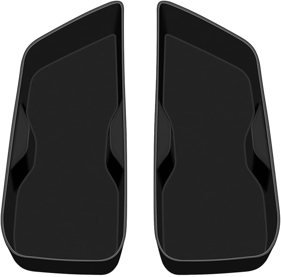 Rear Car Door Container Silica Gel Pad Suitable for 2024 2025 Toyot-a Grand Highlander Handle Storage Slot Pad Internal Modification Accessories Doorknob Silicone Mat Storage Containers(2pcs)