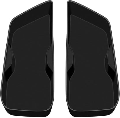 Rear Car Door Container Silica Gel Pad Suitable for 2024 2025 Toyot-a Grand Highlander Handle Storage Slot Pad Internal Modification Accessories Doorknob Silicone Mat Storage Containers(2pcs)
