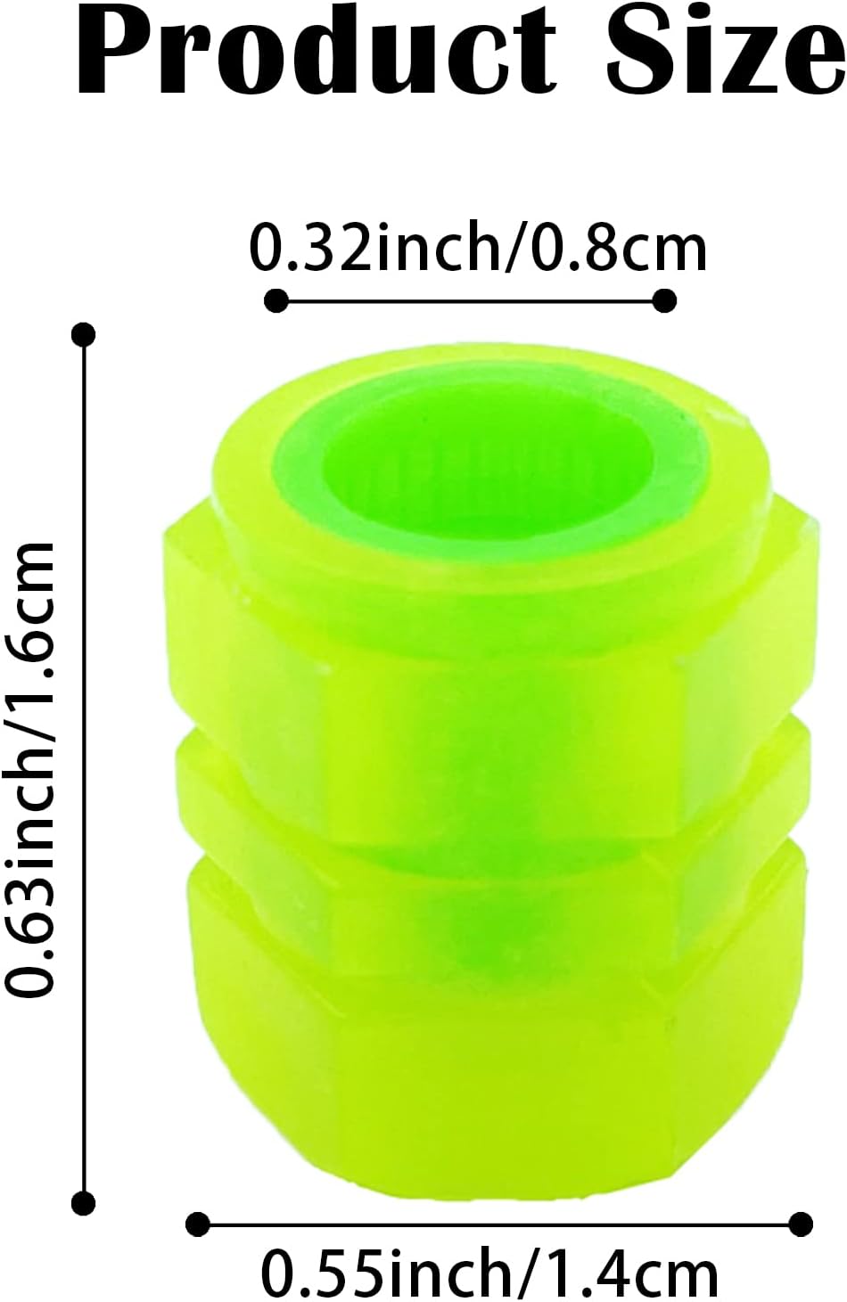 8PCS Car Tire Valve Stem Caps, Universal Noctilucent Waterproof Car Wheel Tire Caps, Suitable for Air Valve Caps for Cars, Motorcycles, Bicycles (Pink)
