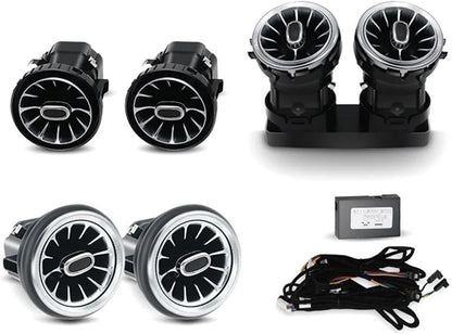 for Benz for G-Class for Amg W463 W464 G63 G550 G500 Car Modification Dashboard Ac Air Condition Vent Outlet Turbo Air Vent Ambient Light