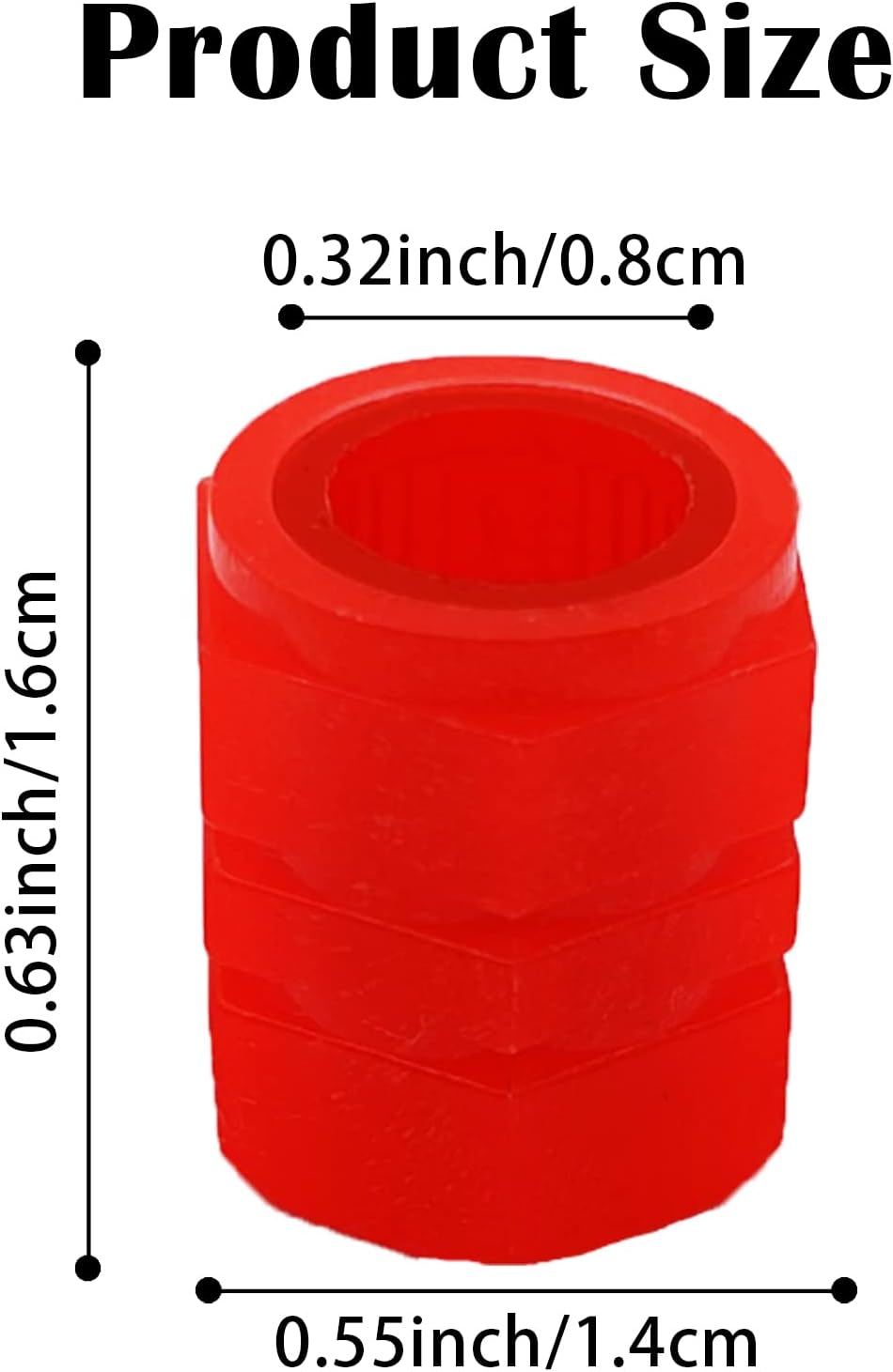 8PCS Car Tire Valve Stem Caps, Universal Noctilucent Waterproof Car Wheel Tire Caps, Suitable for Air Valve Caps for Cars, Motorcycles, Bicycles (Pink)