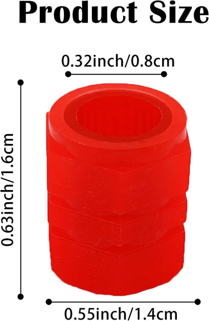 8PCS Car Tire Valve Stem Caps, Universal Noctilucent Waterproof Car Wheel Tire Caps, Suitable for Air Valve Caps for Cars, Motorcycles, Bicycles (Pink)