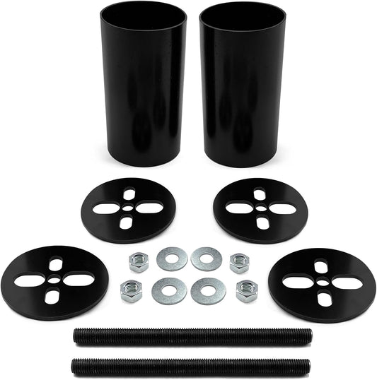 MILLISEC DIY Bag Mounting Brackets Cups Universal Fabricator Air Ride Suspension, Automobile Air Spring Accessories, Suitable for Automobile Modification, Fits Most Cars