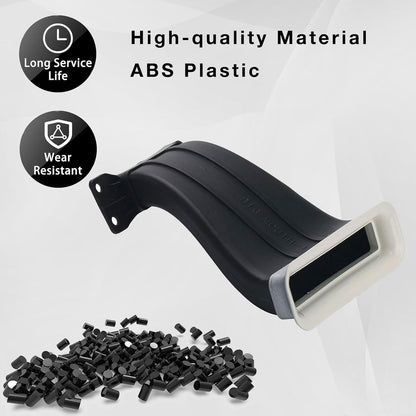 Car Air Intake Mouth Snorkel Modification Tuyere ABS For Ford Focus 2012-2018 RS ST Air Inlet Duct Tuyere Hood Scoop Dynamic Air Intake Lattice Hatchback Box Cover 4D Sedan 5D MK3 MK3.5