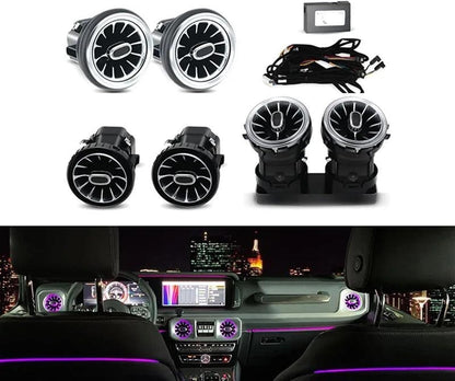 for Benz for G-Class for Amg W463 W464 G63 G550 G500 Car Modification Dashboard Ac Air Condition Vent Outlet Turbo Air Vent Ambient Light