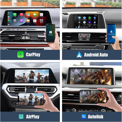 AUTOABC Wireless CarPlay/Android Car Modification Module for BMW NBT System 3/4/5/6/7 Series X1/X3/X4/X5/X6 2012-2016 Support Mirrorlink and OEM Car Functions
